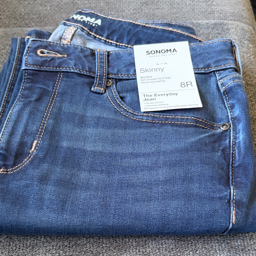 Sonoma Skinny Jeans in Indigo Blue Wash